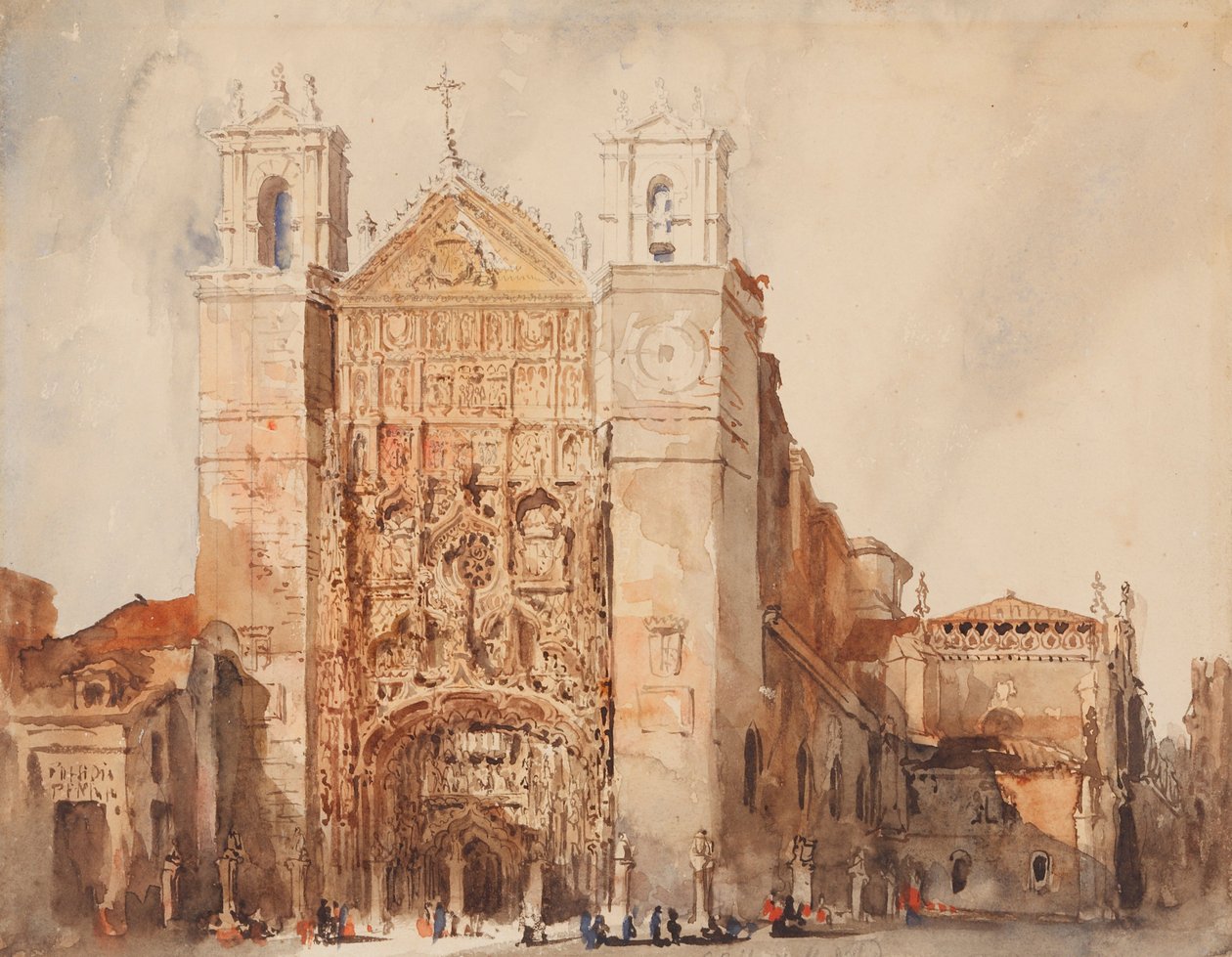 Saint Pauls kyrka, Valladolid av Jenaro Pérez Villaamil