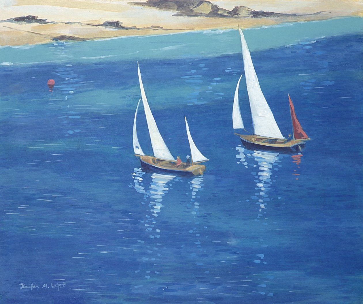 Salcombe - Racing Yawls, 2000 av Jennifer Wright