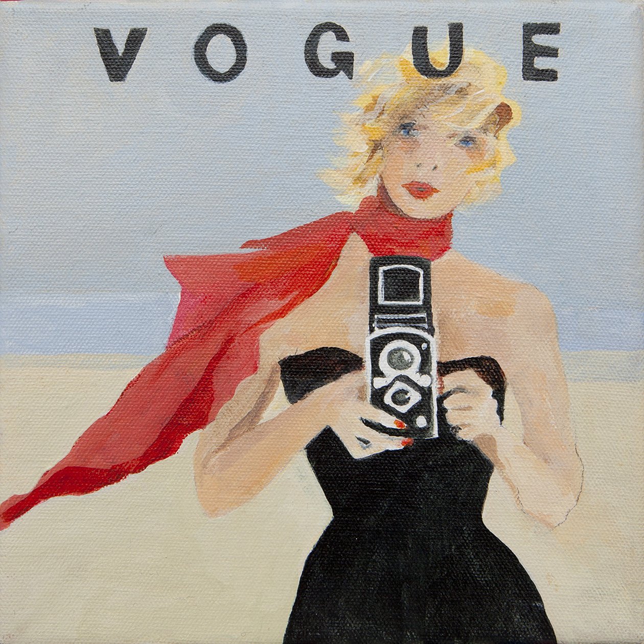 Vogue-omslag (akryl) av Jennifer Abbott