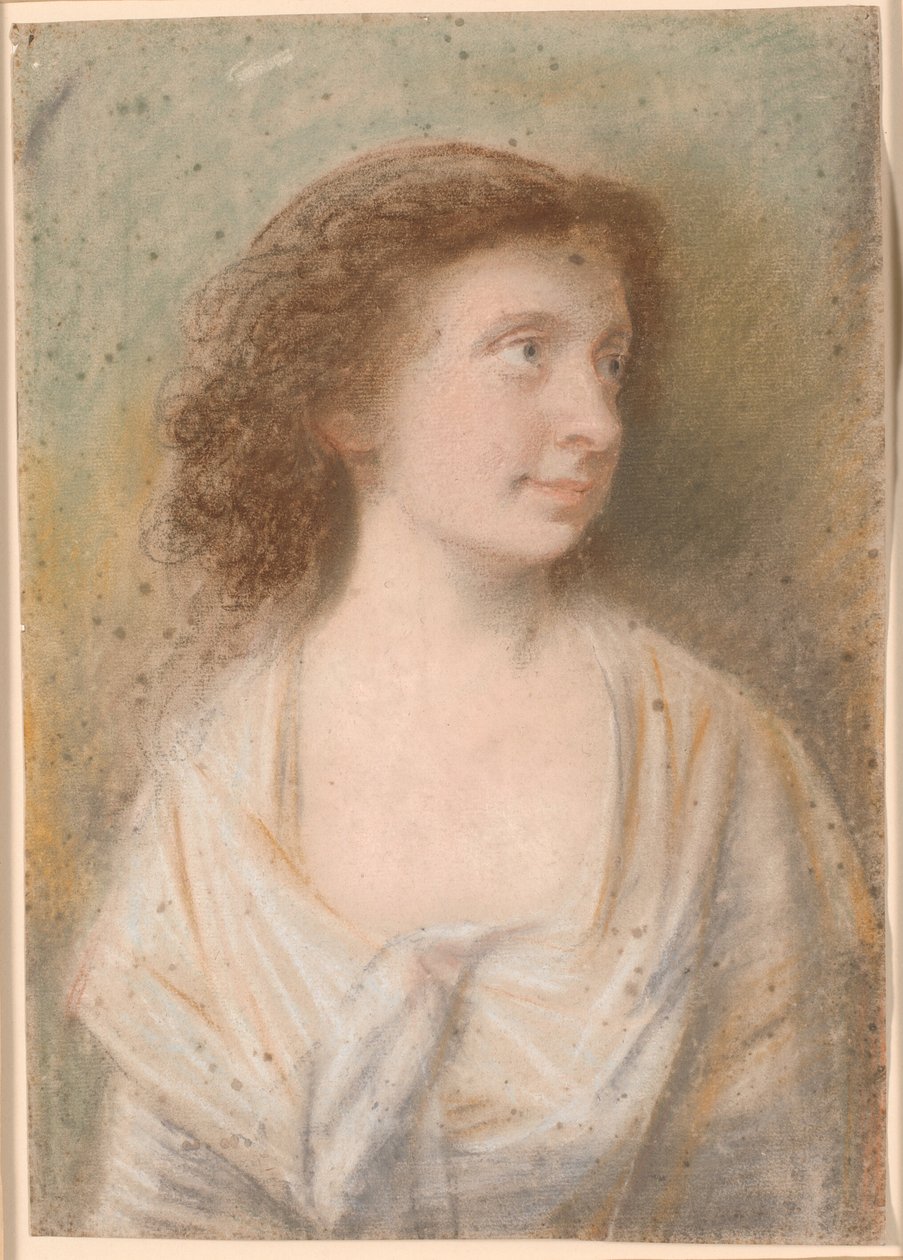 Porträtt av Maria Magdalena Becker av Jens Juel
