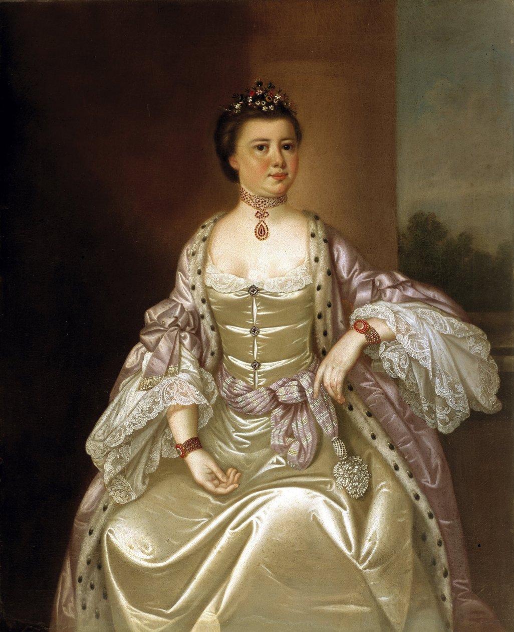 Mrs Barnard Elliott, Jr. (Mary Elizabeth Bellinger Elliott) av Jeremiah Theus