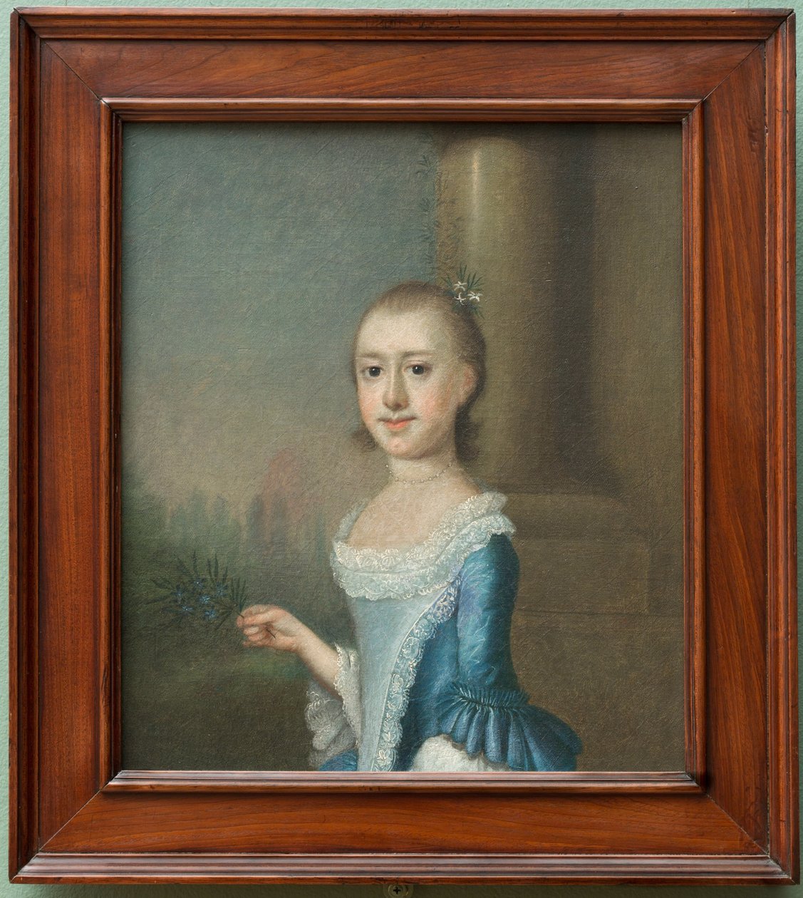 Porträtt av Amarinthia Elliott av Jeremiah Theus