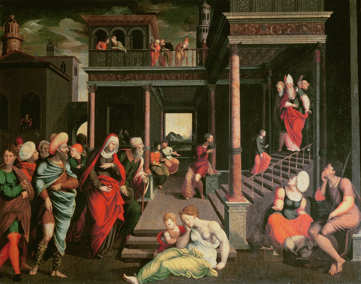Presentationen i templet av Jeronimo Cosida y Ballejo