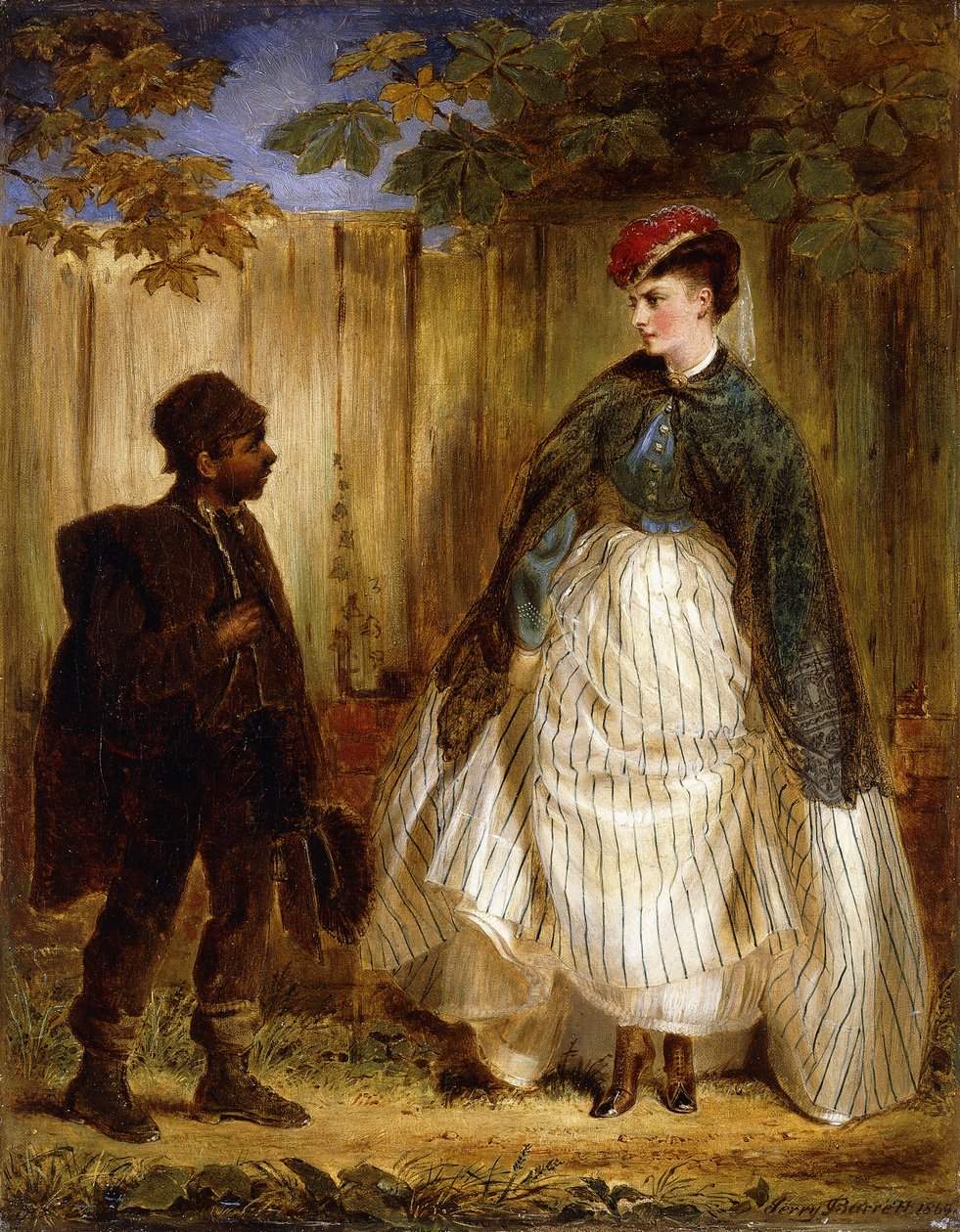 Too Close for Comfort, 1869 av Jerry Barrett