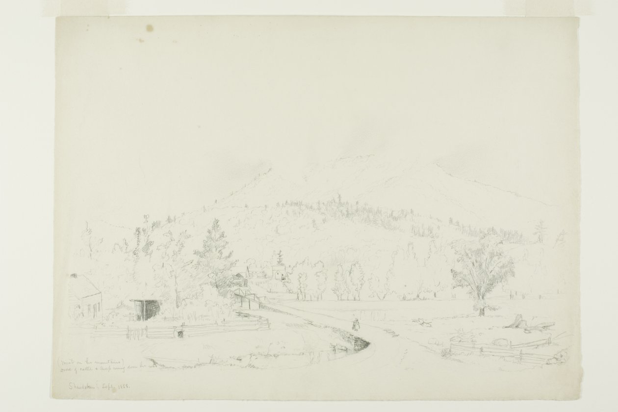 Dimma över bergen av Jervis McEntee