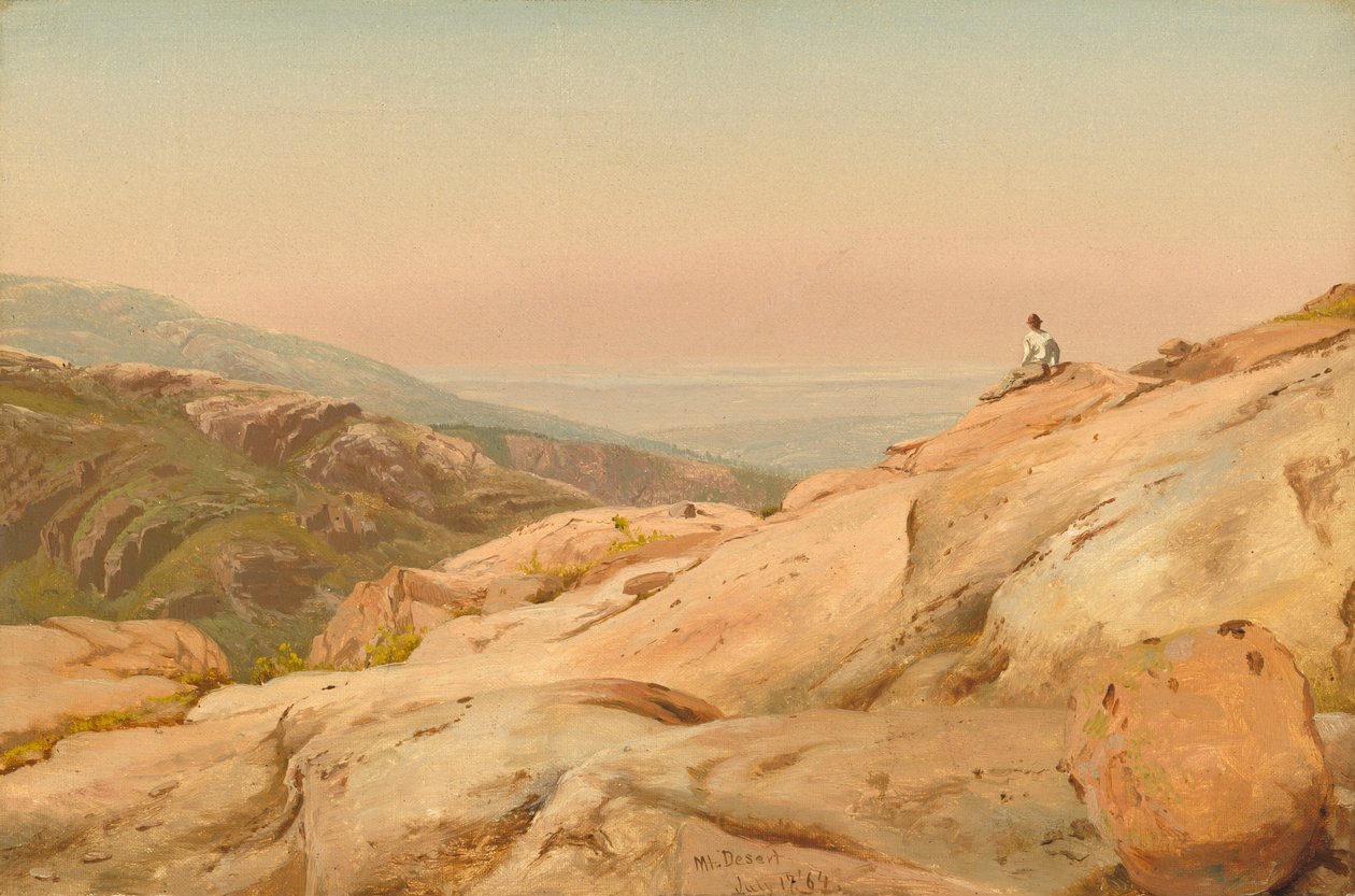 Mount Desert Island, Maine, 1864. av Jervis McEntee