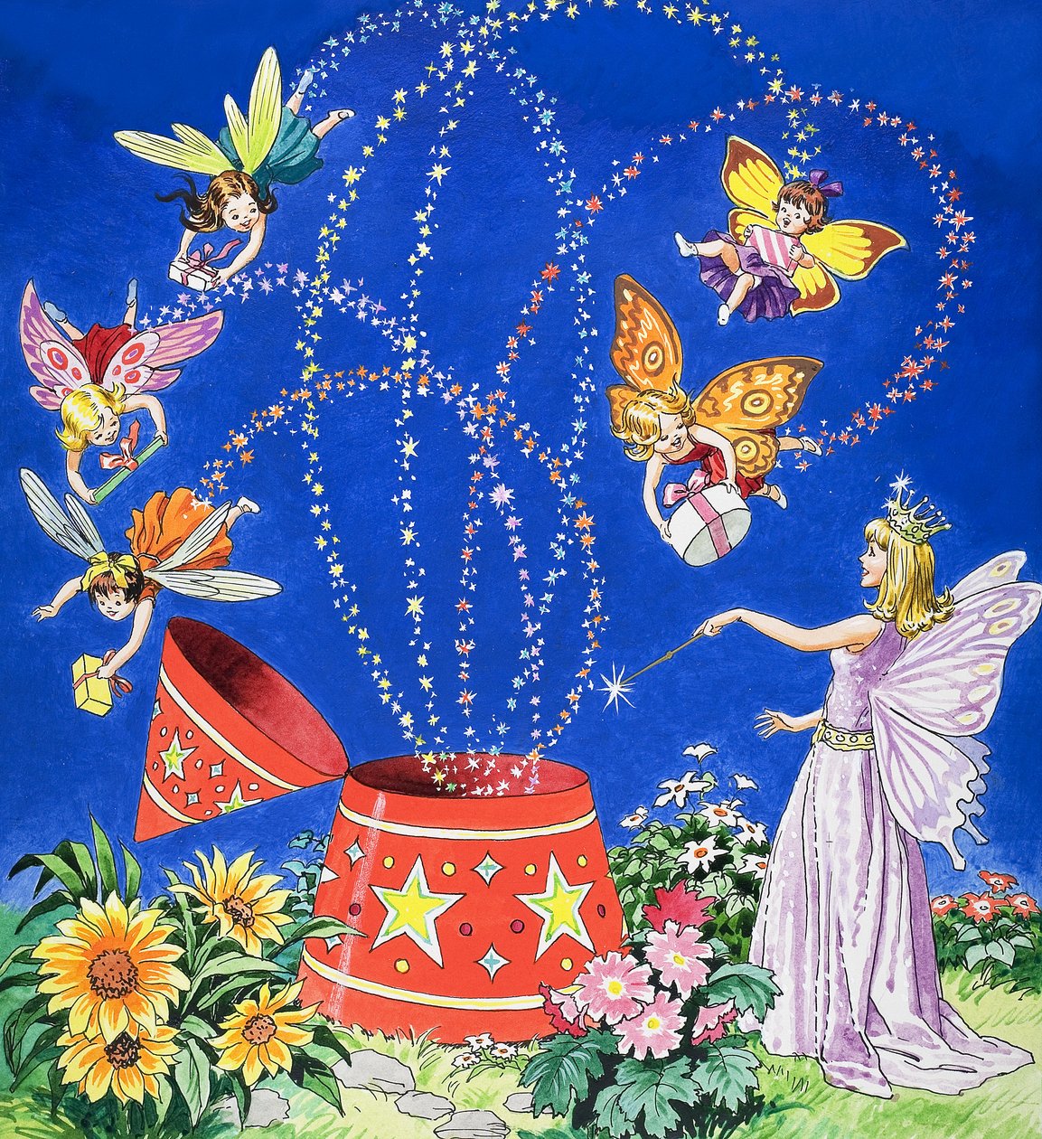 Fairy Candle, illustration från "Teddy Bear av Jesus Blasco