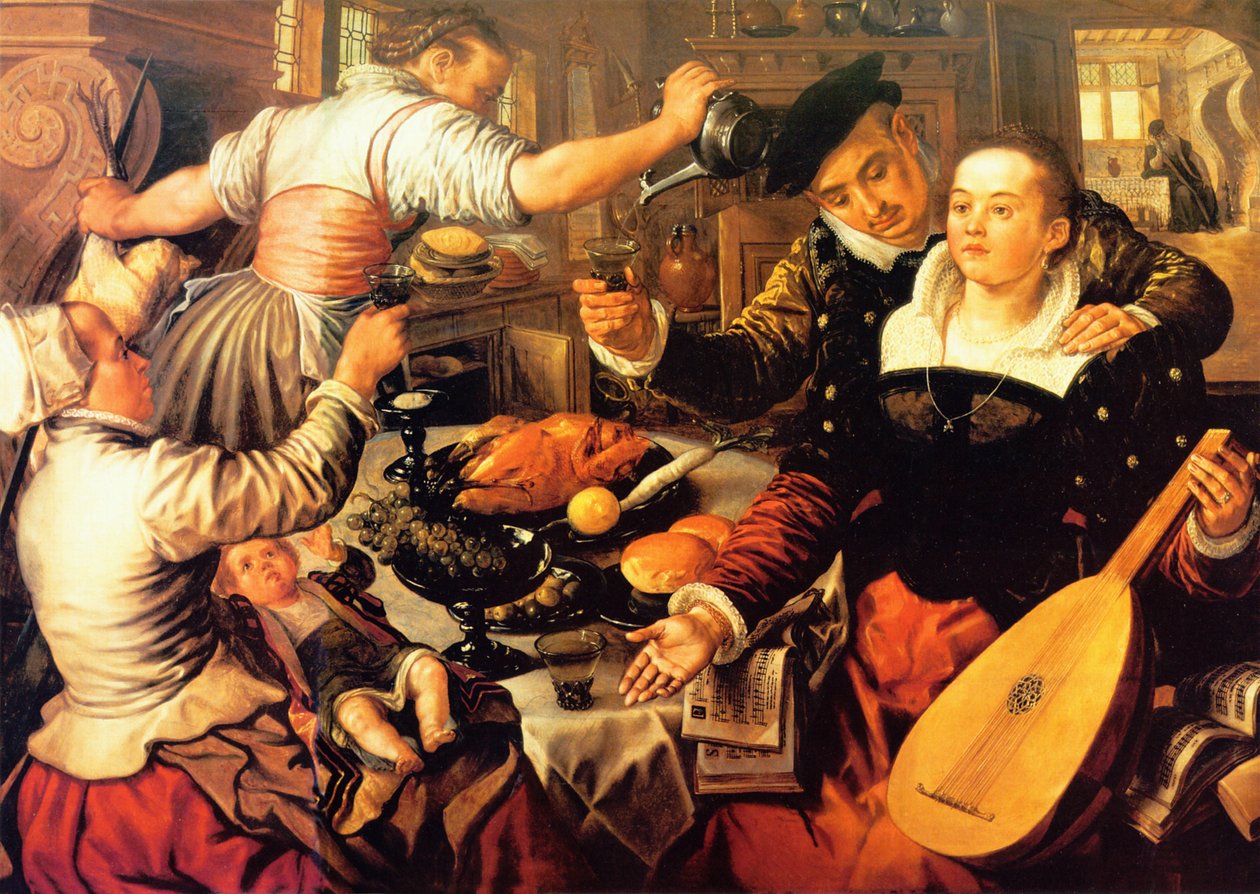 En köksinredning av Joachim Beuckelaer