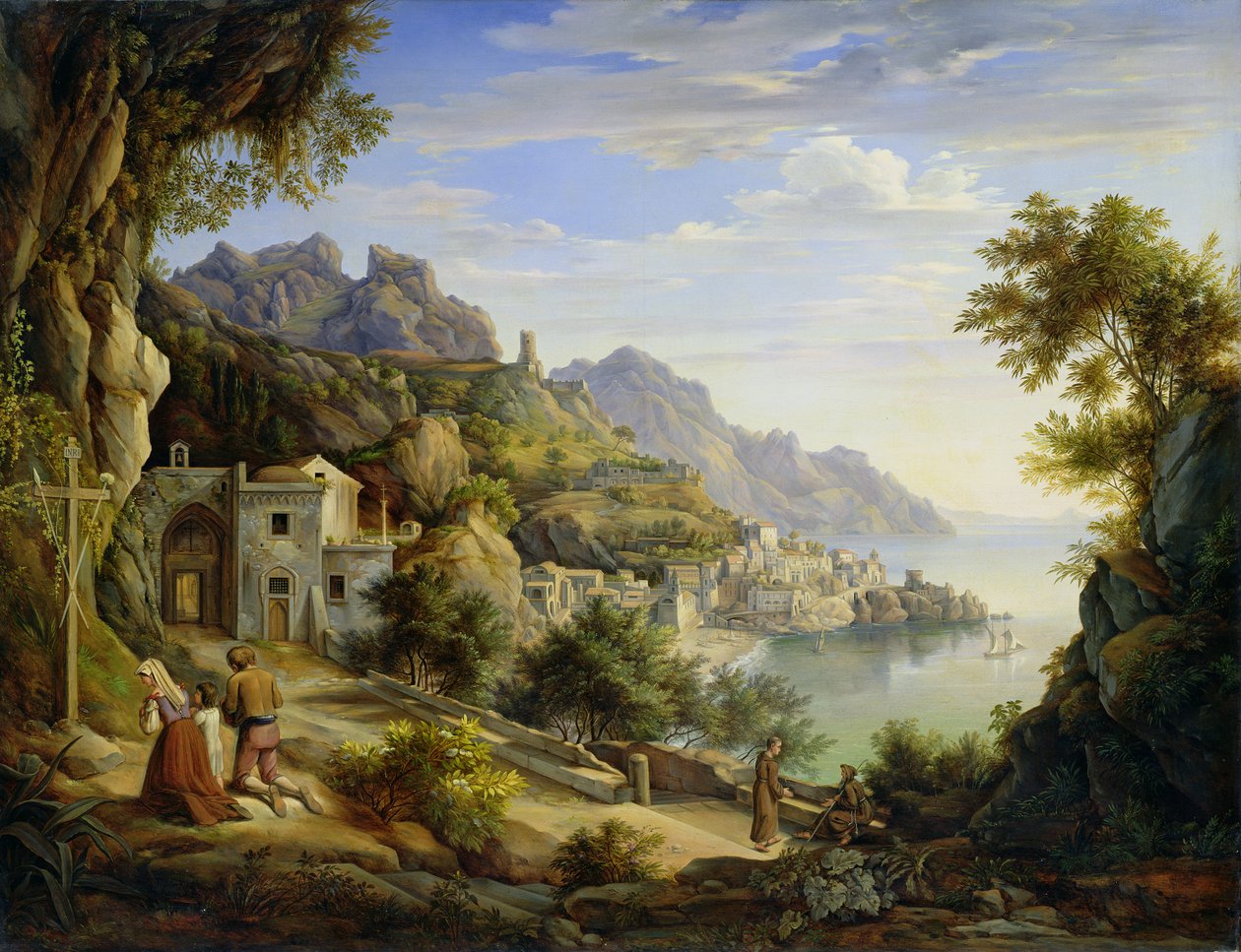 Vid Salernobukten, 1826 av Joachim Faber