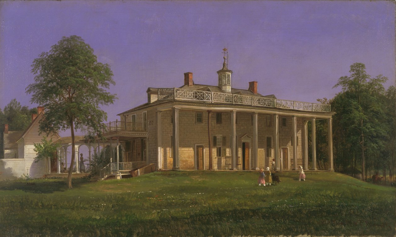 Vy över Mount Vernon av Joachim Ferdinand Richardt