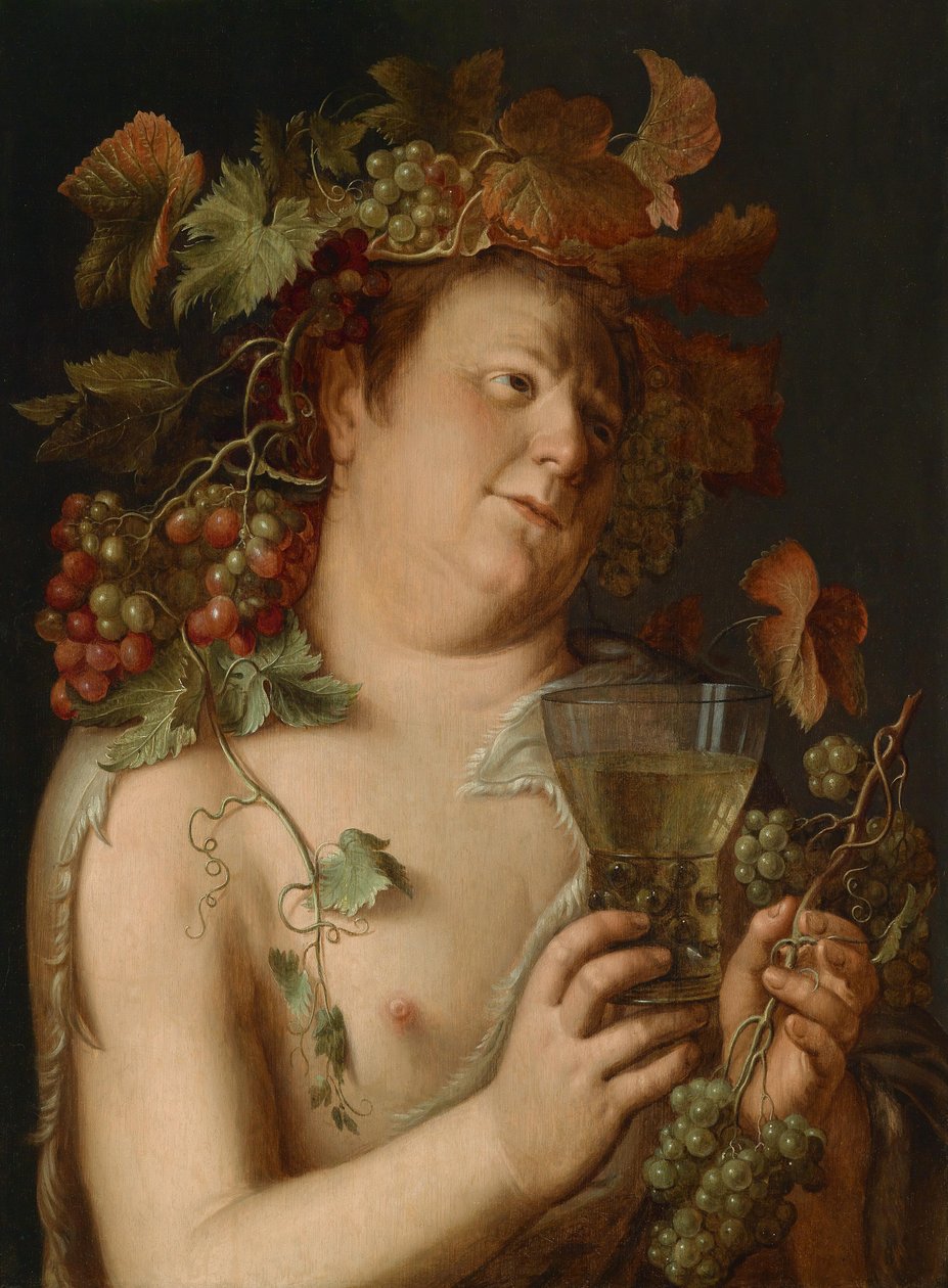Bacchus av Joachim Wtewael or Utewael