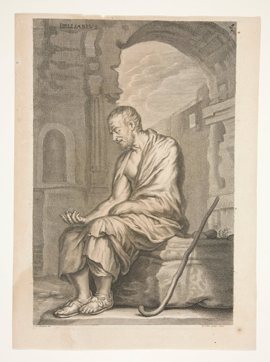 Belisarius, från Ancient Sculptures Admired av Joachim von Sandrart