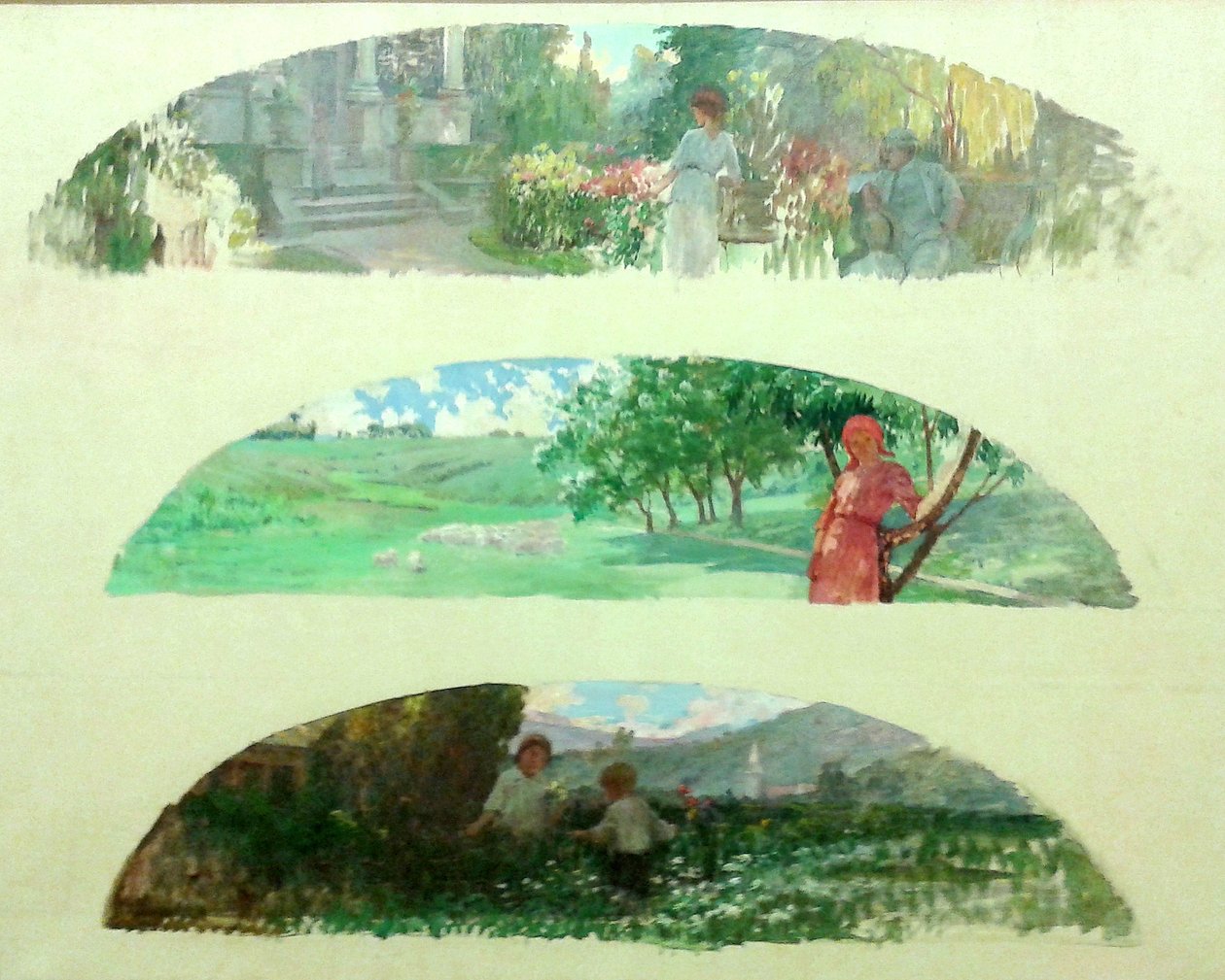 Untitled [Study for Oswaldo Cruzs house decoration] av Joao Batista da Costa