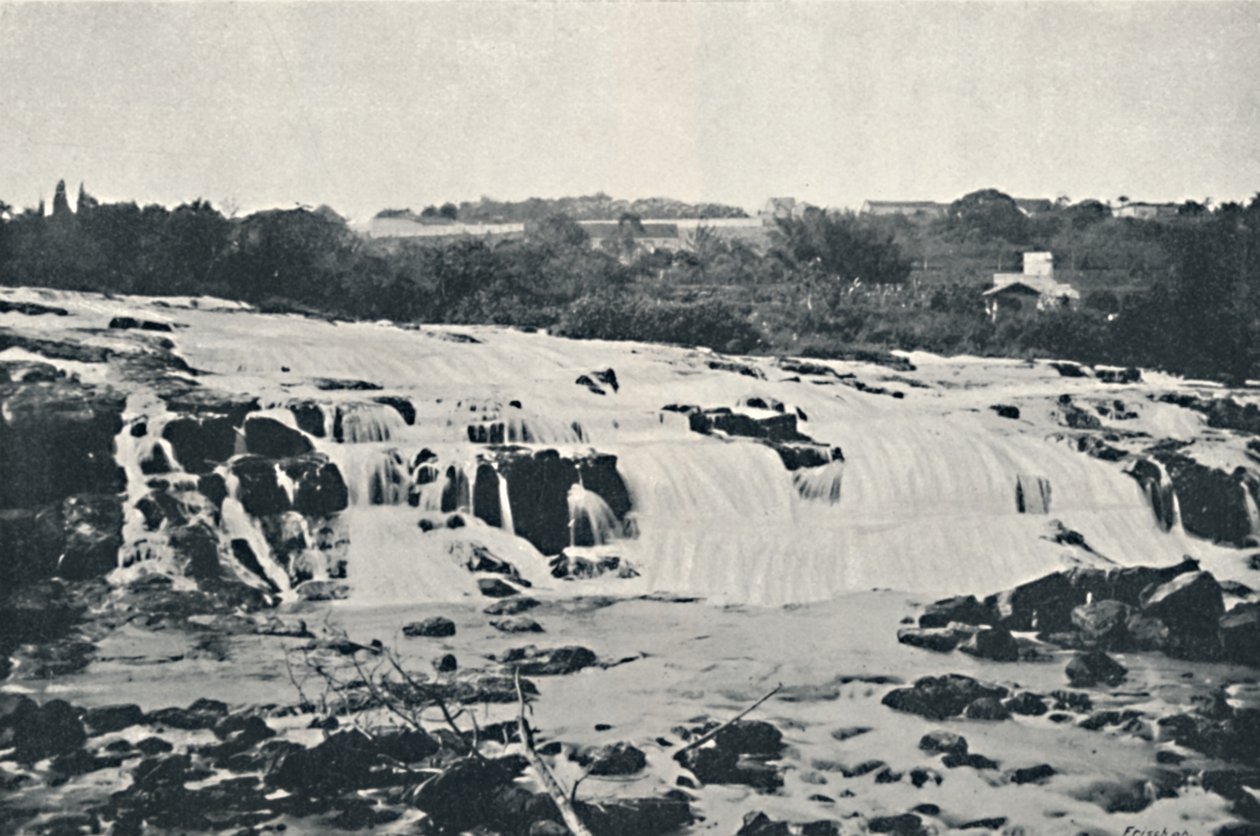 Piracicaba vattenfall, 1895 av Joao Pompe