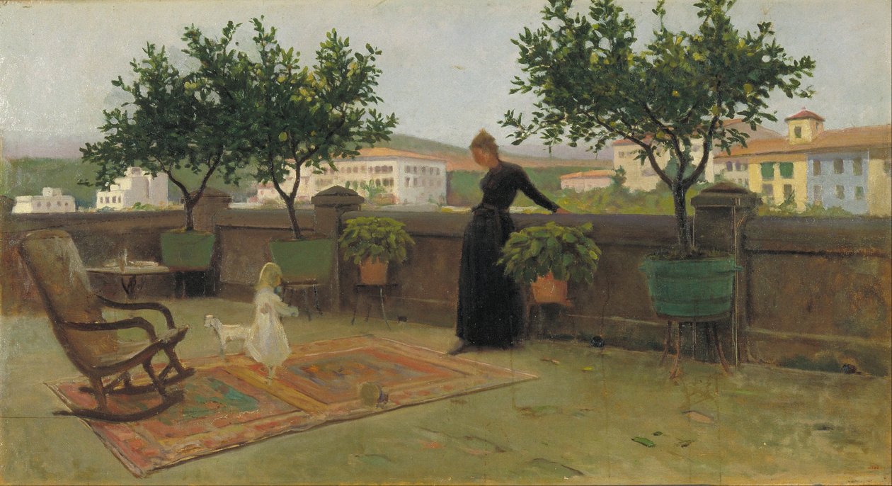 Terrass av Joaquim Vayreda