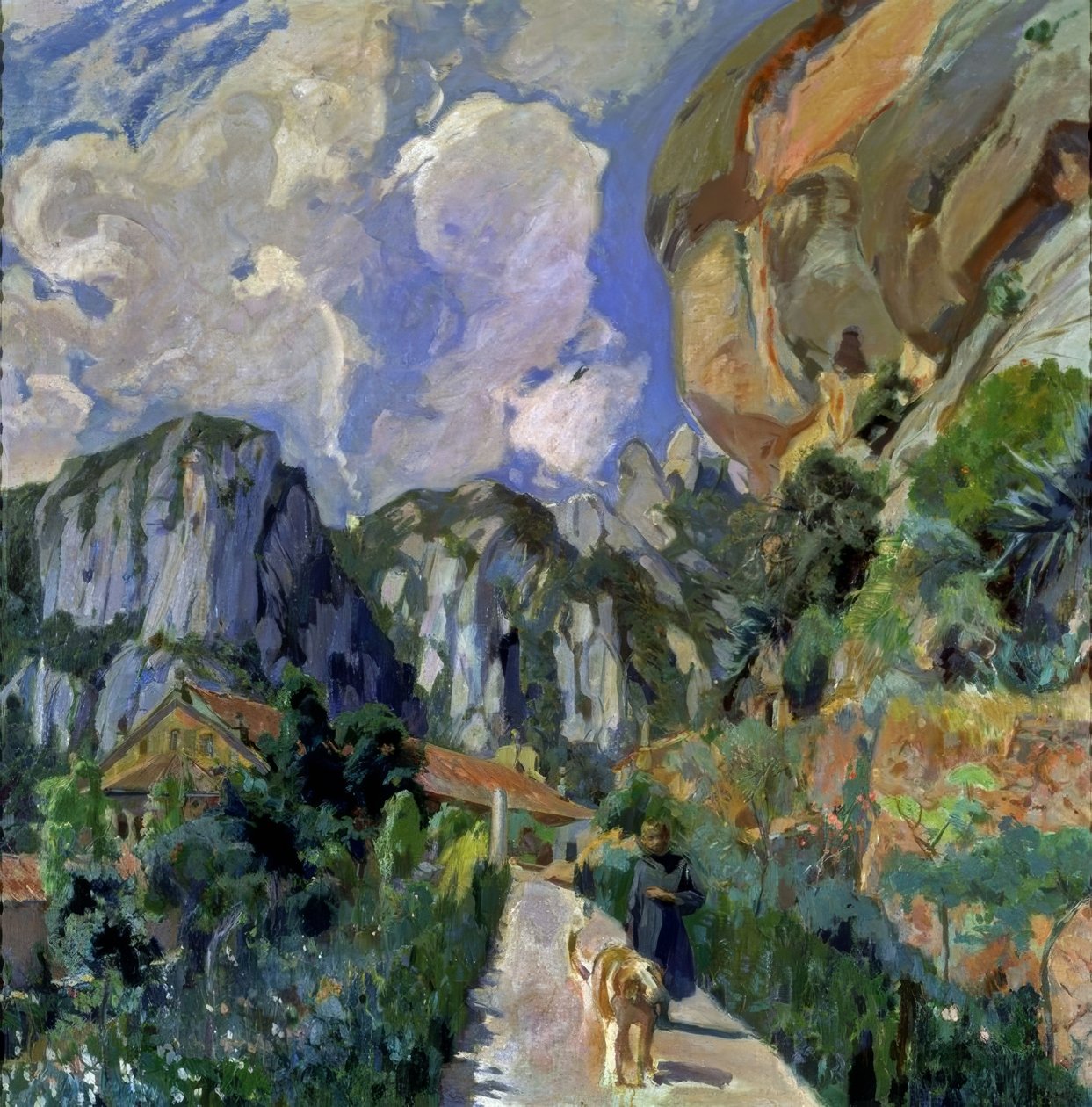 Akolyternas trädgård, Montserrat av Joaquim Mir i Trinxet