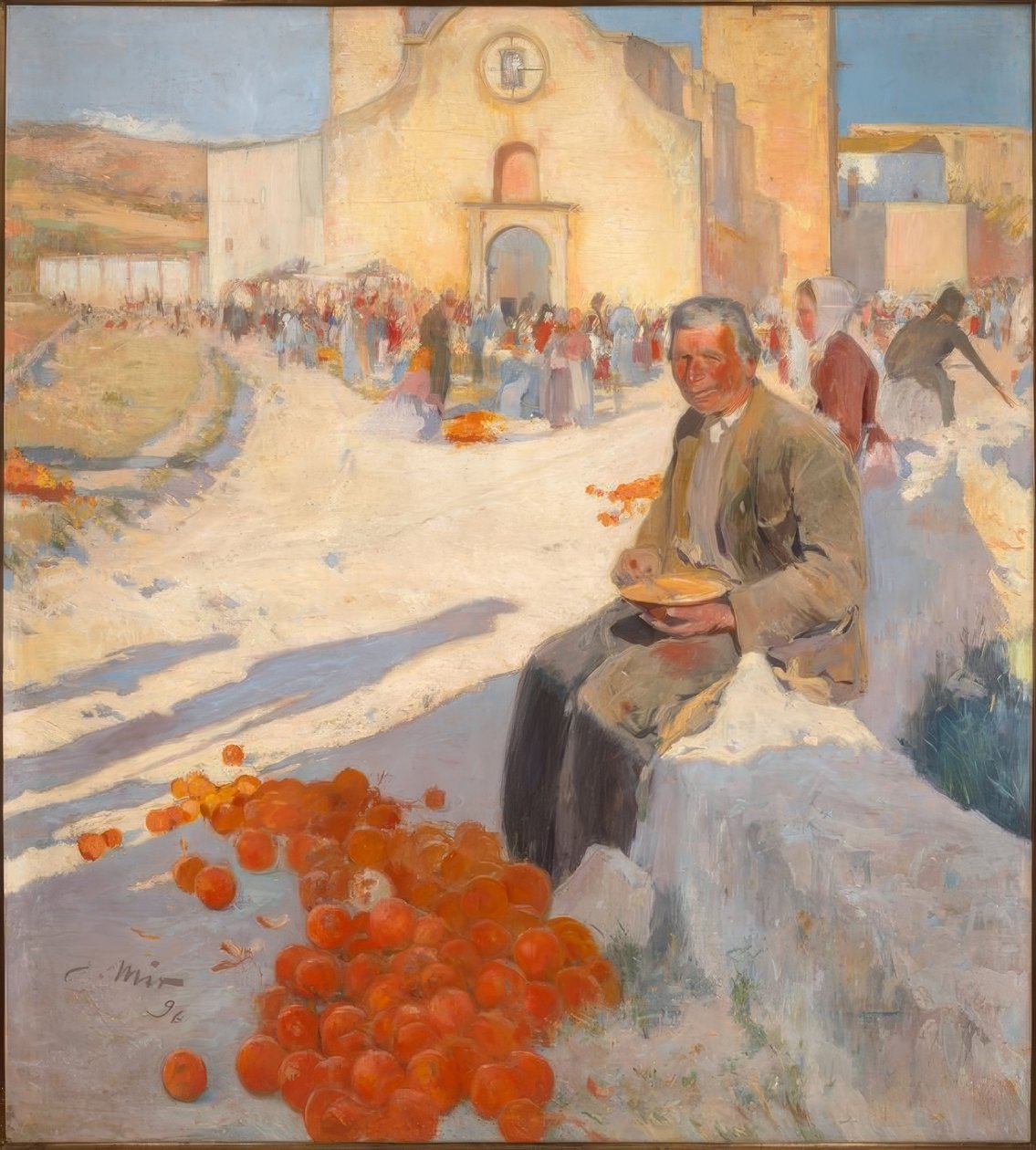 Den orange säljaren av Joaquim Mir i Trinxet