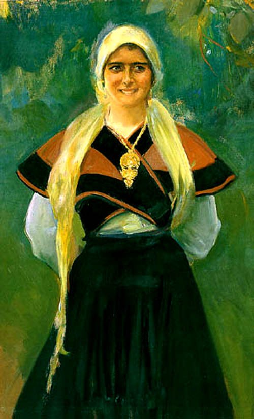 Asturiana av Joaquín Sorolla