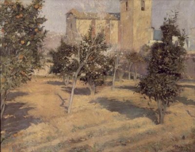 Prästens trädgård av Joaquin Mir Trinxet