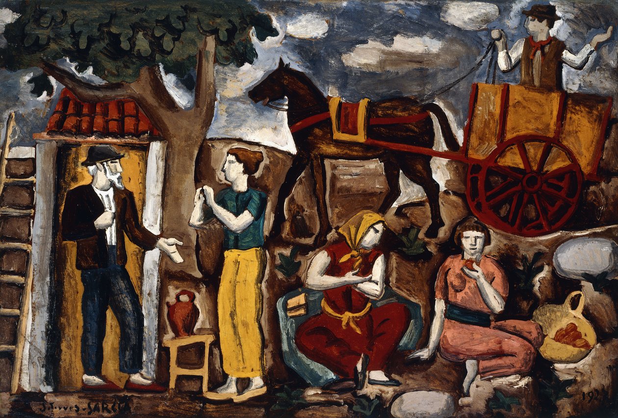 Zigenare av Joaquin Torres Garcia