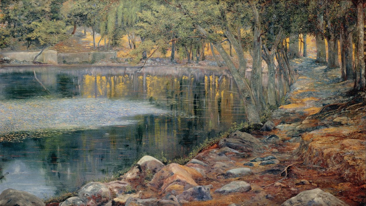 Sprudlande källor under hösten av Joaquín Clausell