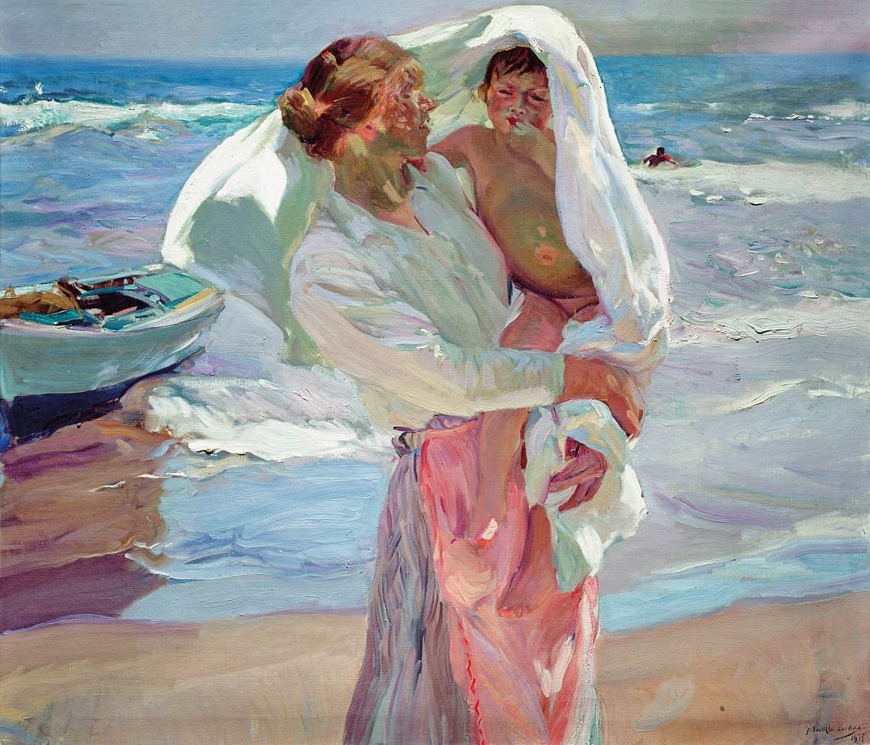 Efter badet av Joaquín Sorolla