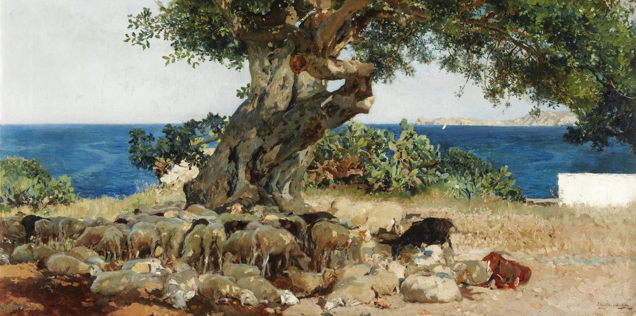 Algarrobo  av Joaquín Sorolla