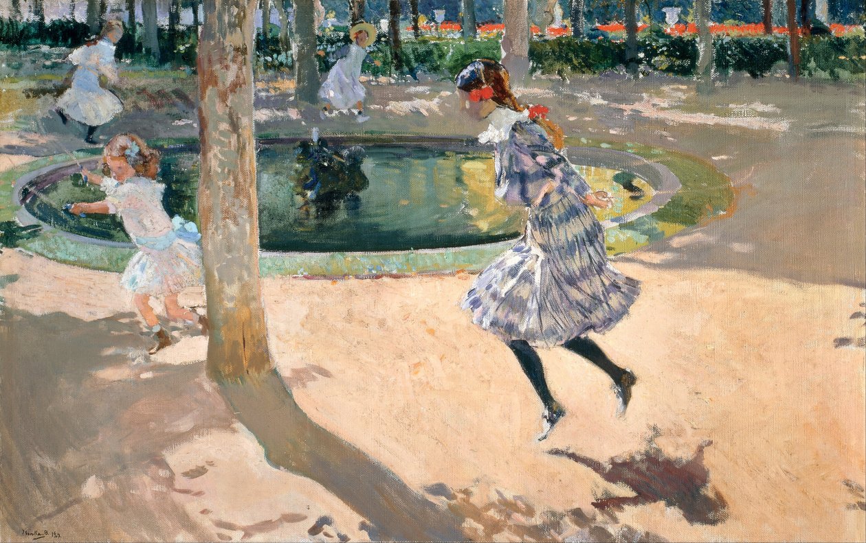 The Skipping Rope av Joaquín Sorolla