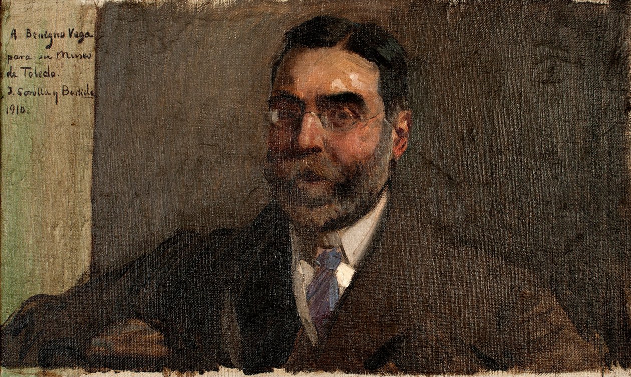 Portrait of the Marquis of Vega-Inclán av Joaquín Sorolla