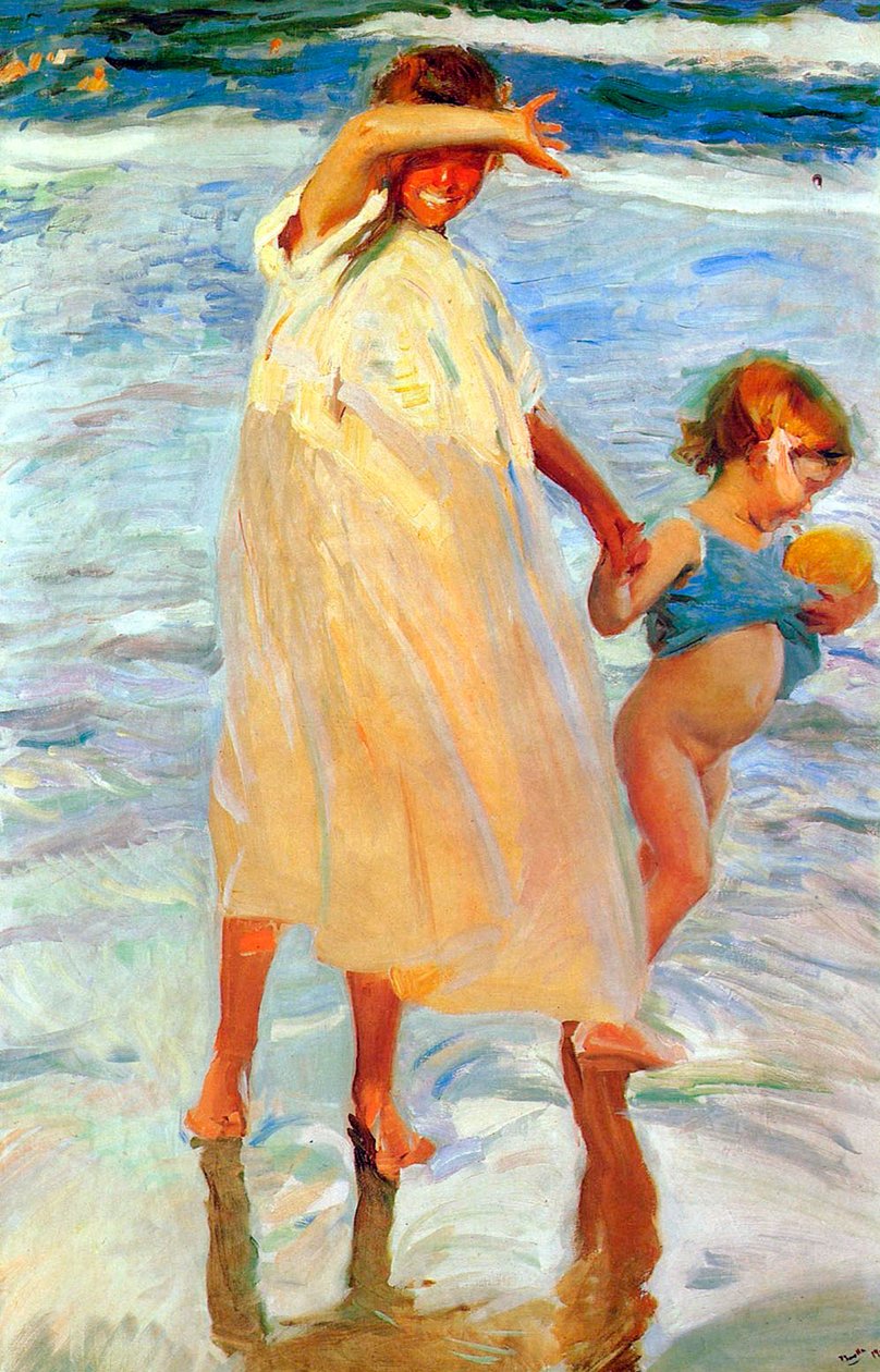 De två systrarna, 1909. av Joaquín Sorolla