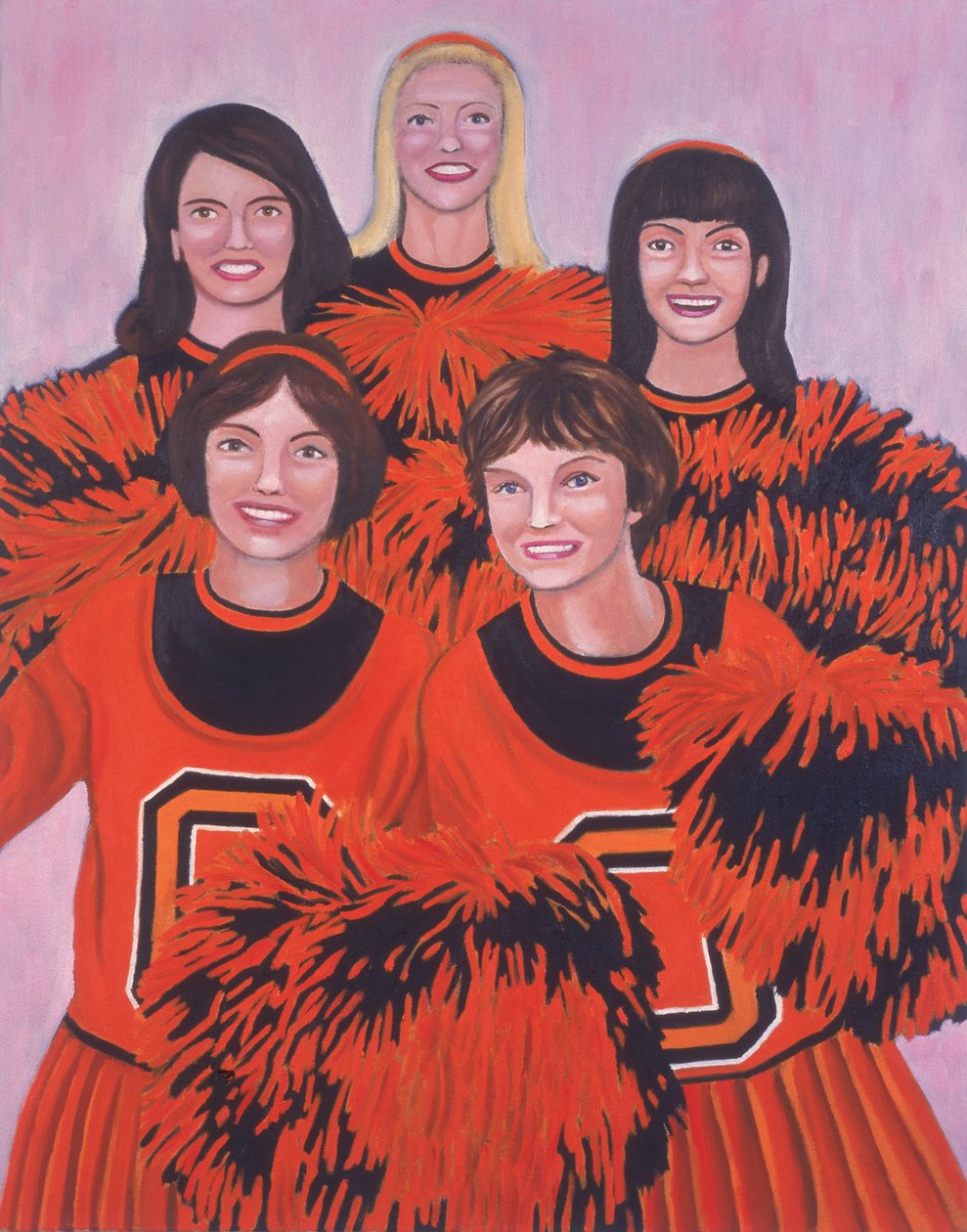 Oregon State Cheerleaders, 2002 av Joe Heaps Nelson