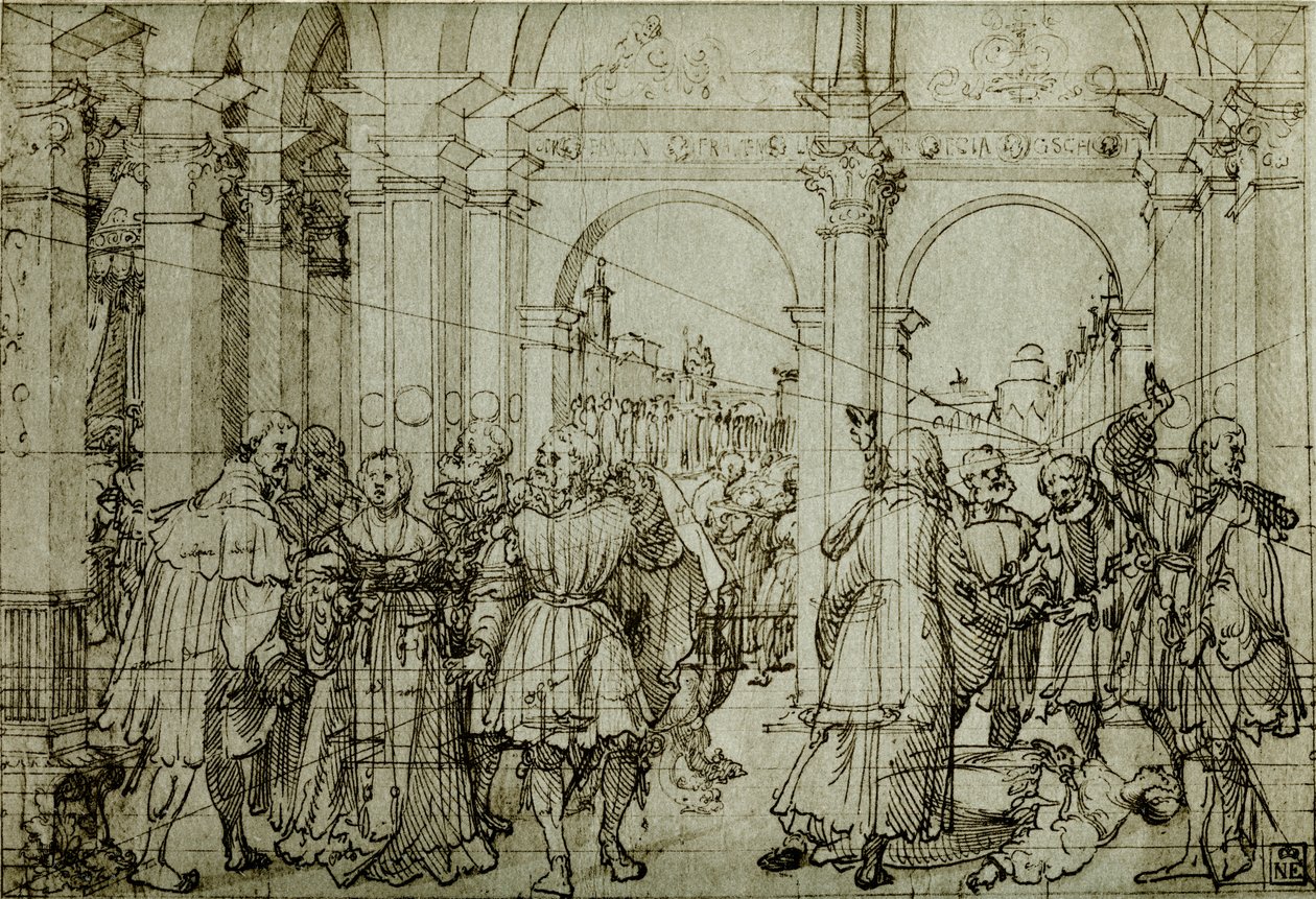 Lucretias historia av Joerg the Elder Breu