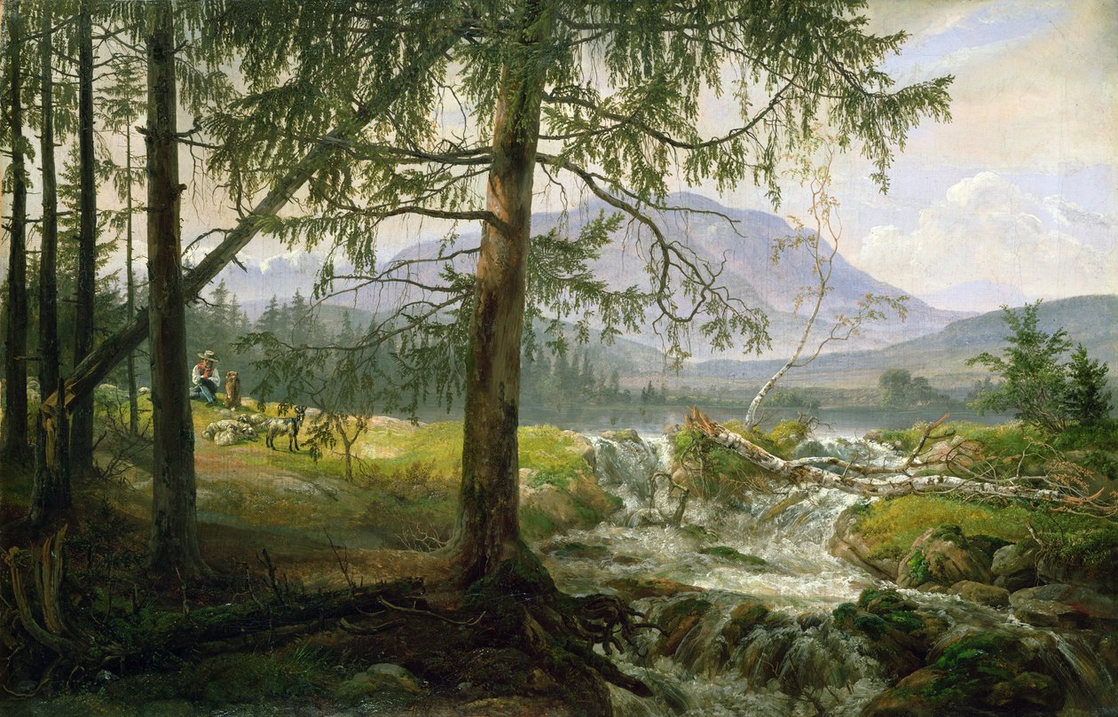 Norra landskapet, 1822 av Johan Christian Dahl