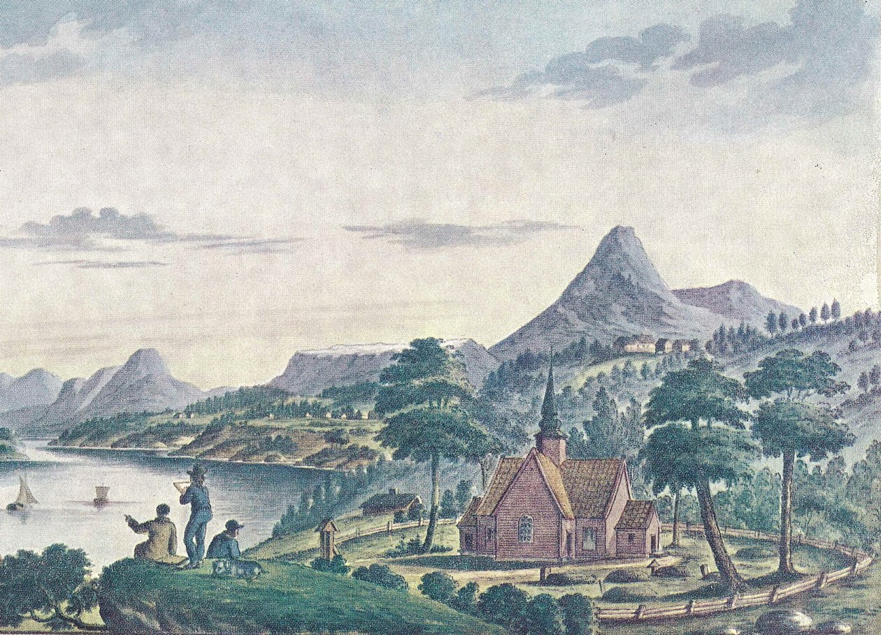 Vänder utskjutande Stranda -sektion av Johan F. L. Dreier