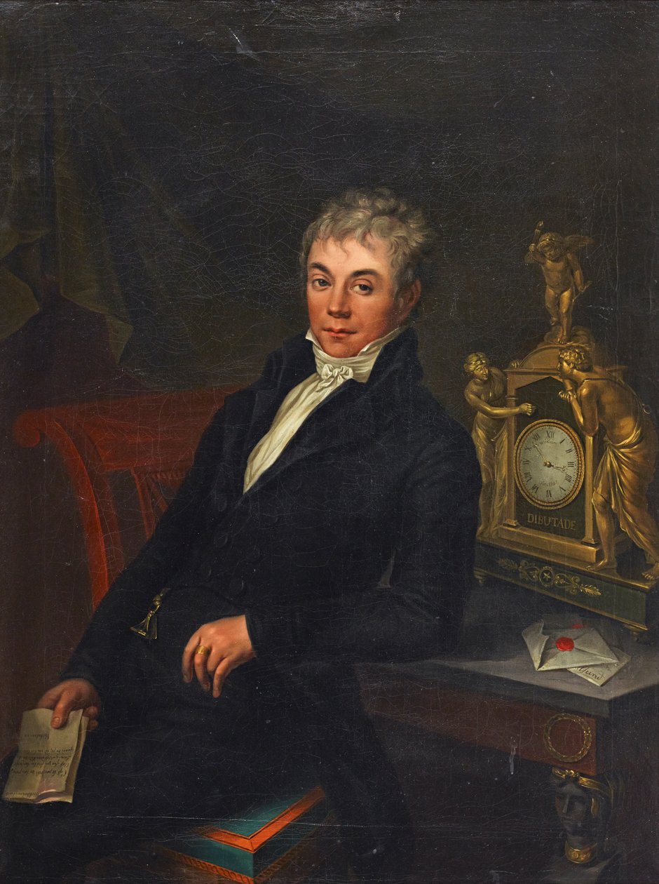 Porträtt föreställande Gustaf Fredrik af Wirsén av Johan Gustaf Wäström