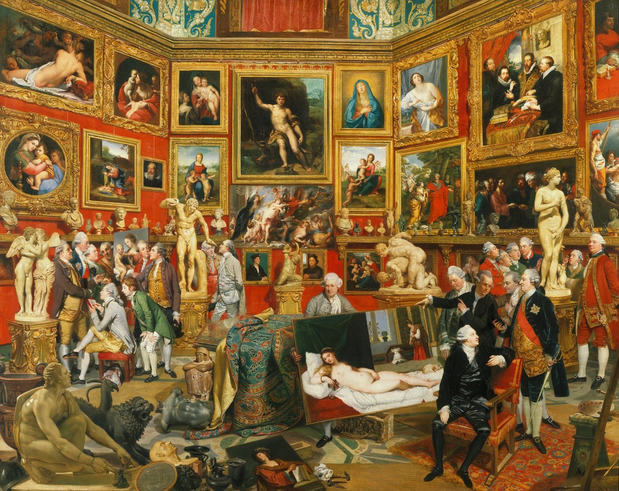 Tribuna of the Uffizi av Johan Joseph Zoffany