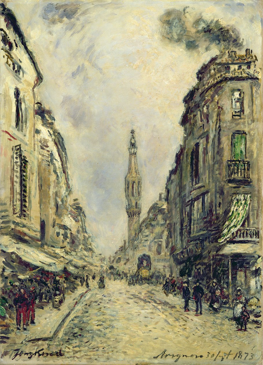 Avignon, 1873 av Johan Barthold Jongkind