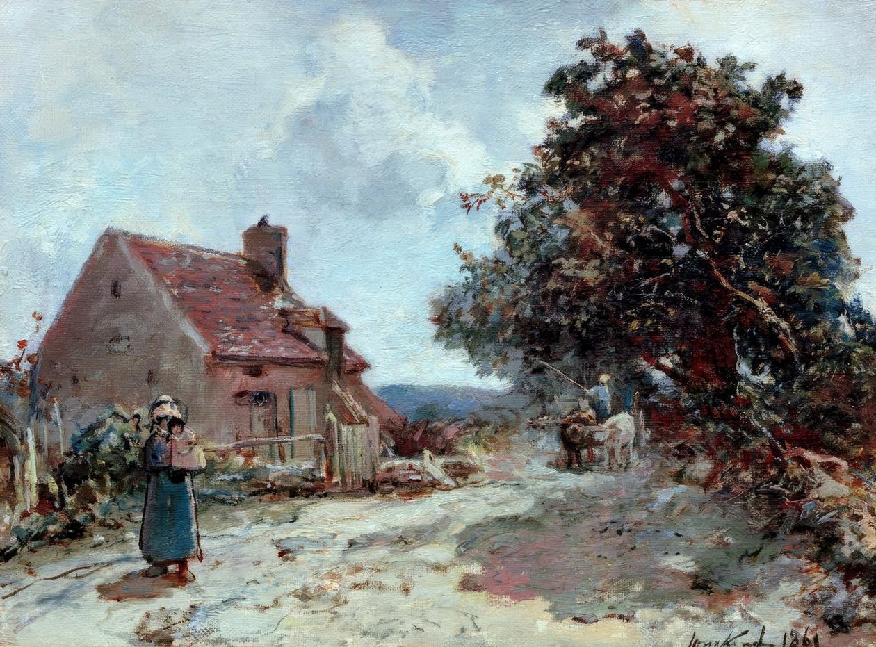 Runt Nevers av Johan Barthold Jongkind