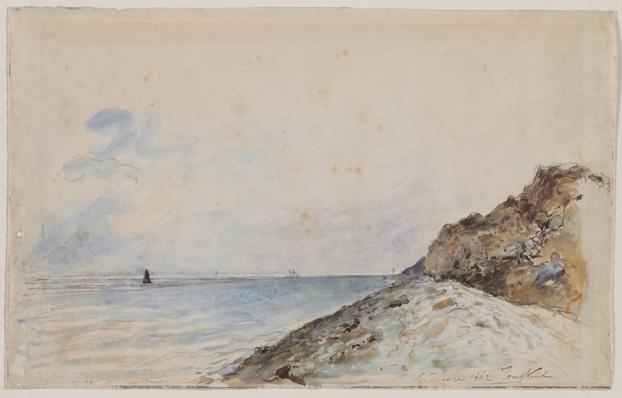 Le Havre av Johan Barthold Jongkind