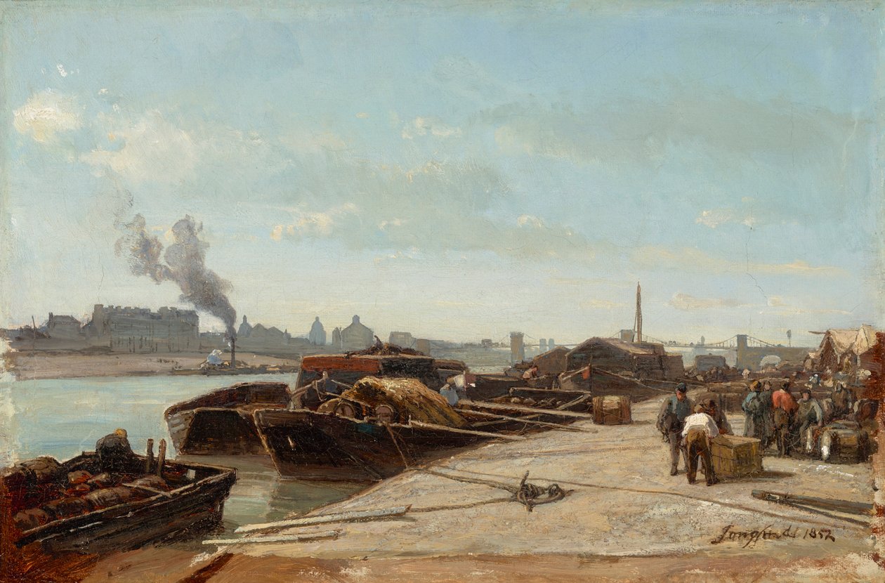 Seine Banks av Johan Barthold Jongkind