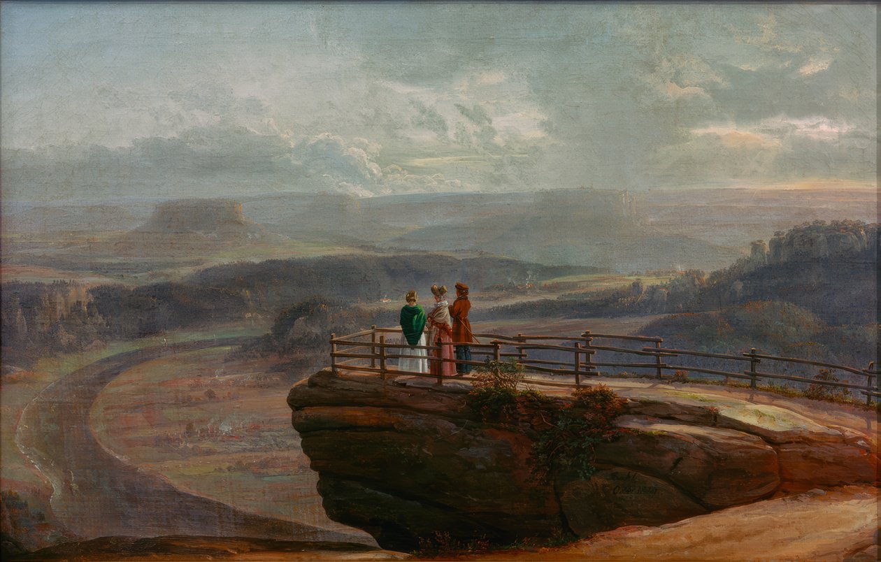 Utsikt från bastionen av Johan Christian Dahl