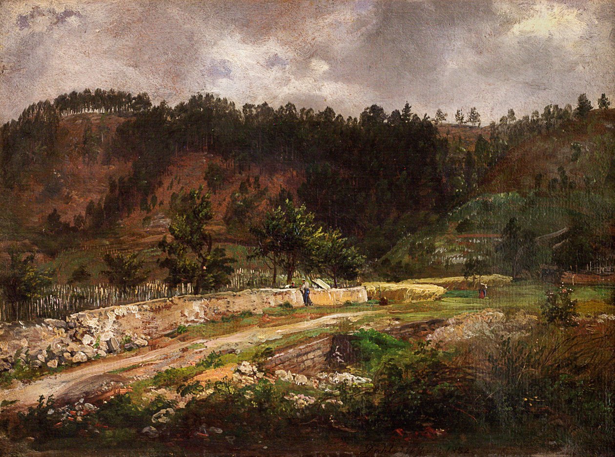 Väg nära Pillnitz av Johan Christian Dahl