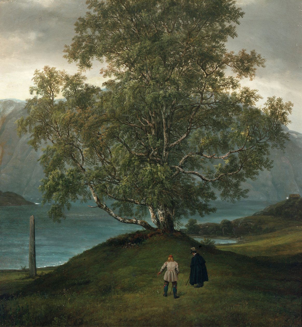 Slingrande björk av Johan Christian Dahl