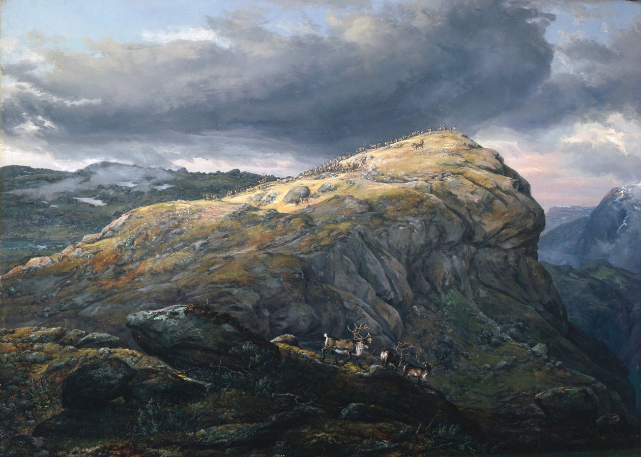 Stugunøset på Filefjell (berg) av Johan Christian Dahl