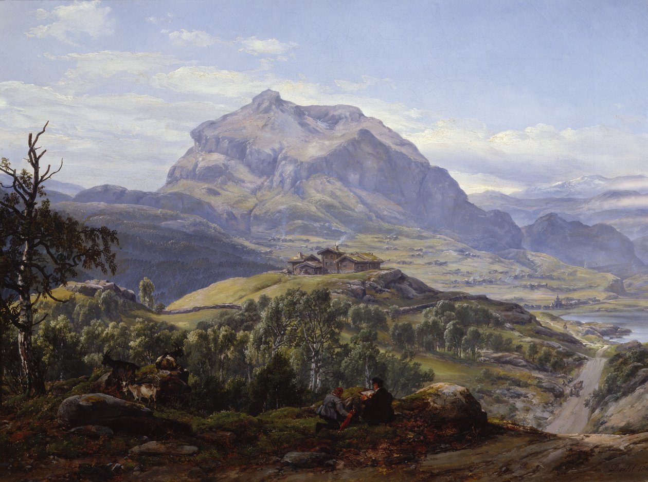 Vang i Valdres av Johan Christian Dahl