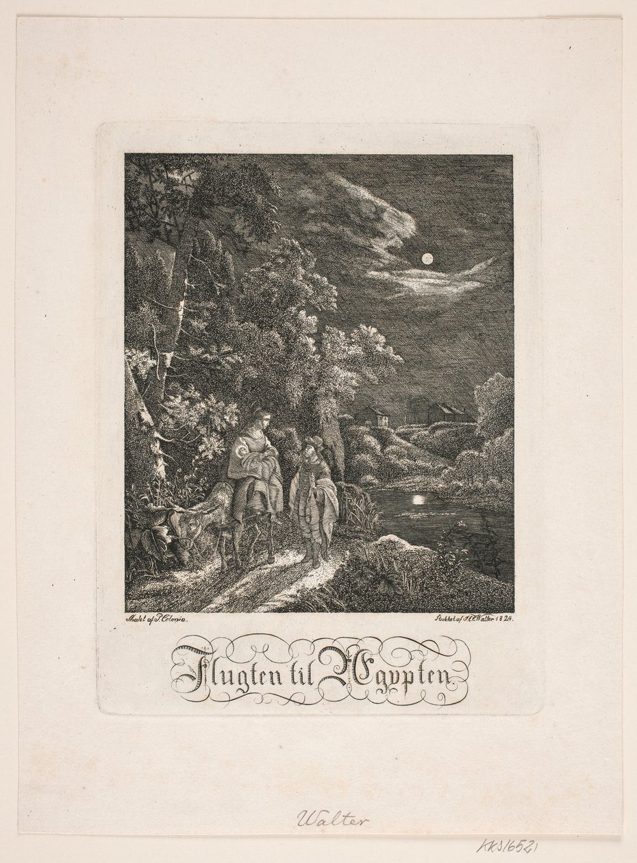 Flyget till Egypten av Johan Christian Ernst Walter