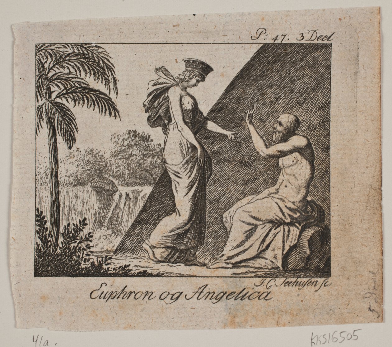 Vinjetten. Euphron och Angelica av Johan Christoph Seehusen