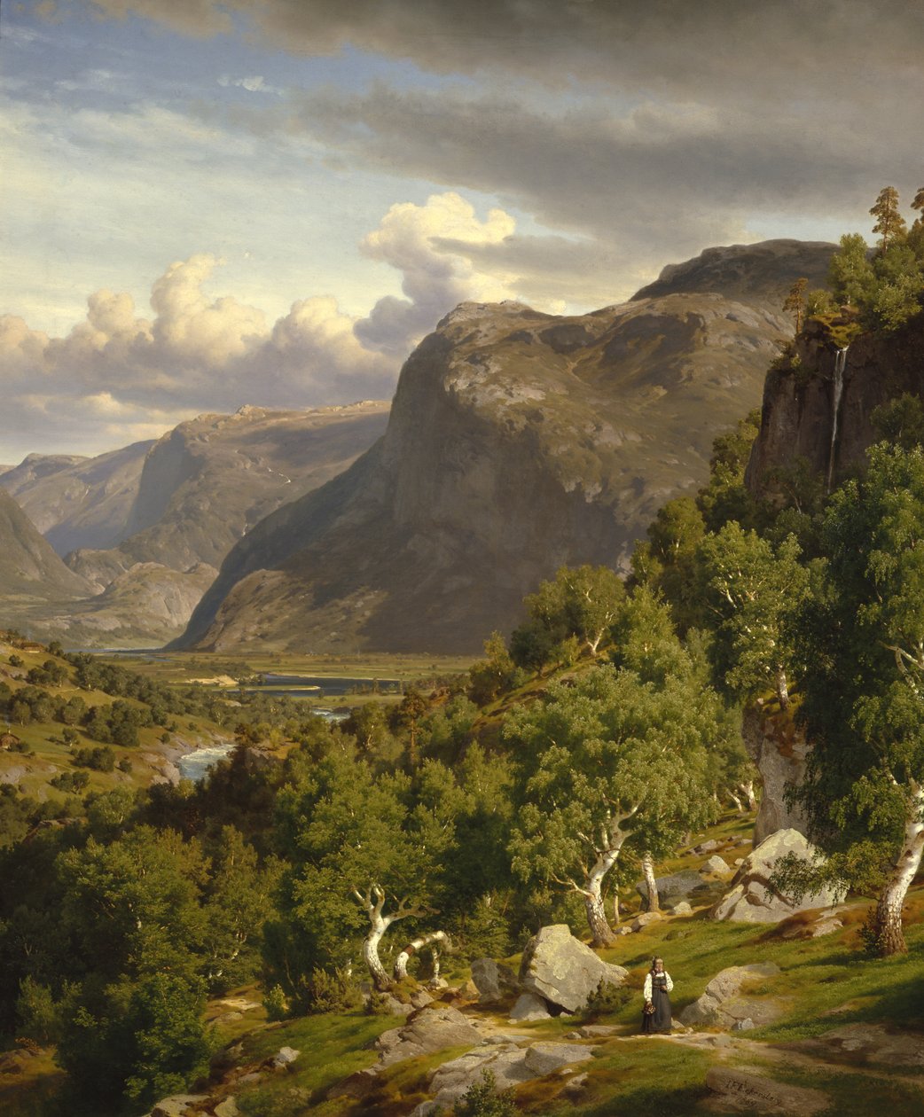 Från Nes i Hallingdal av Johan Fredrik Eckersberg