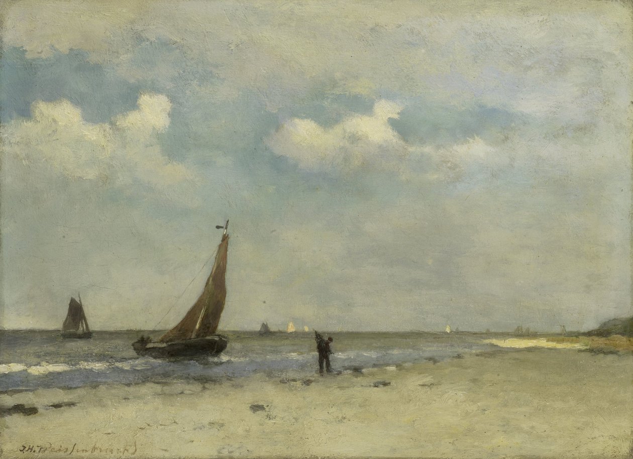 Strandscen av Johan Hendrik Weissenbruch