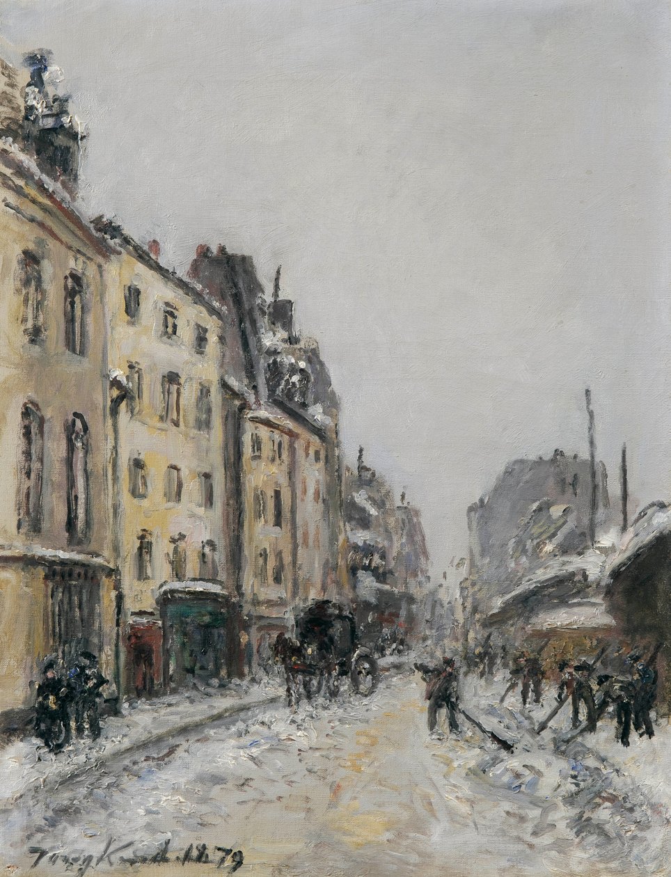 Rue du Faubourg-Saint-Jacques i Paris av Johan Jongkind